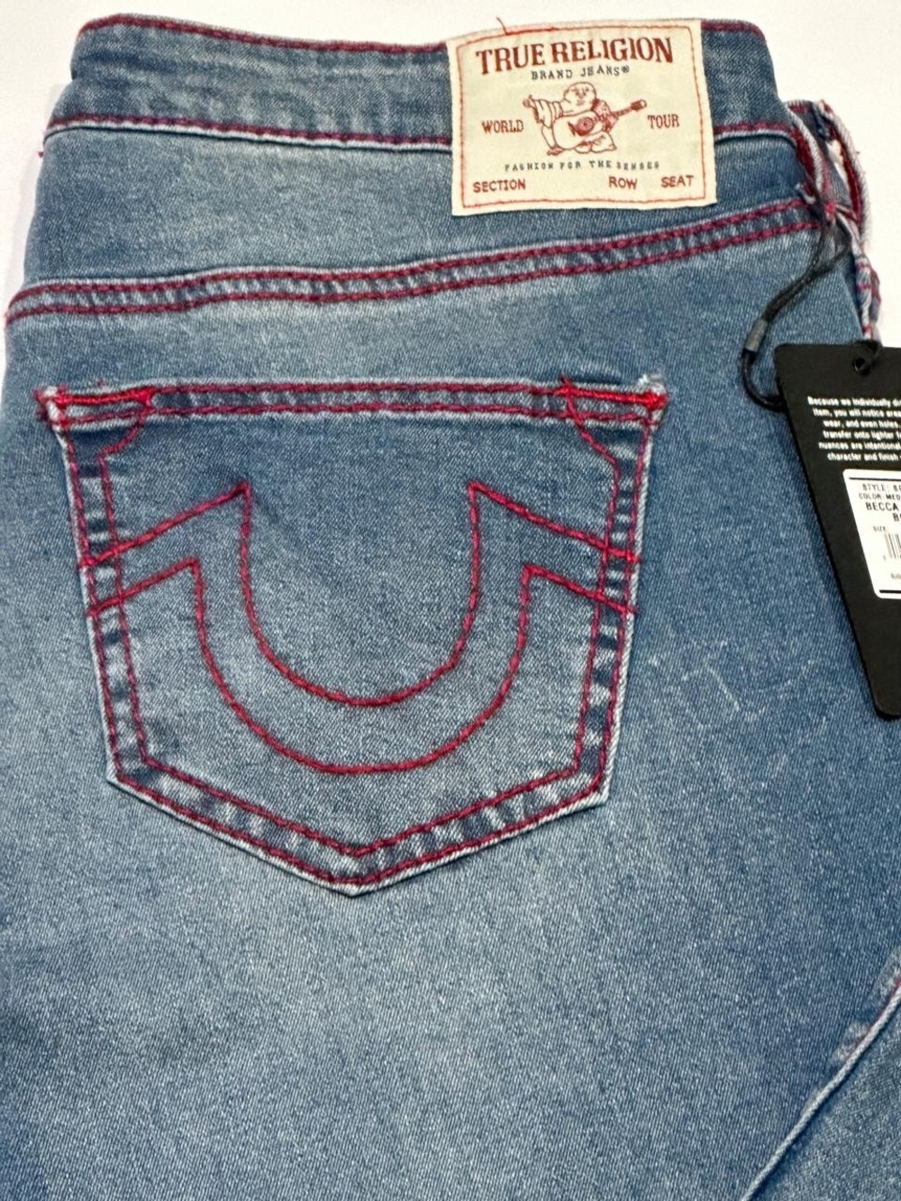 NWT True Religion Becca Big T Women’s Jeans Size 31 – Boot Cut, Medium Wintry W - Picture 16 of 16